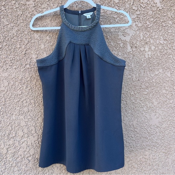 Calvin Klein Tops - Calvin Klein Womens Sleeveless Shirt Size S‎ Small Gray Light Academia